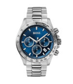 Hugo Boss Hero Silver Stål med blå urtavla 44mm Herrklocka 1513755