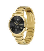 Hugo Boss Integrity Guld Stål svart urtavla 42mm Herrklocka 1513781