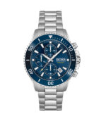 Hugo Boss Admiral 1513907 Silver Stål blå urtavla 44mm Herrklocka 1513907