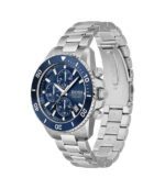 Hugo Boss Admiral Silver Stål blå urtavla 44mm Herrklocka 1513907