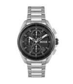 BOSS Volane Volane Silver Stål svart urtavla 44mm Herrklocka 1513949