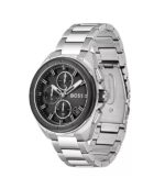 BOSS Volane Volane Silver Stål svart urtavla 44mm Herrklocka 1513949