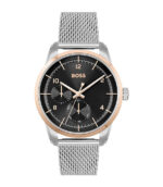 BOSS Sophio Silver Stål svart urtavla 42mm Herrklocka 1513961