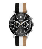 BOSS Allure Allure Flerfärgad Tyg svart urtavla 44mm Herrklocka 1513963