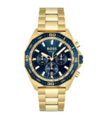 BOSS Energy Energy Guld Stål blå urtavla 42mm Herrklocka 1513973