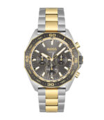 BOSS Energy Guld/Stål Stål svart urtavla 42mm Herrklocka 1513974