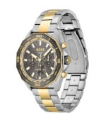 BOSS Energy Guld/Stål Stål svart urtavla 42mm Herrklocka 1513974