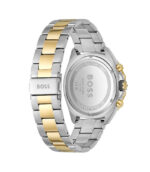 BOSS Energy Guld/Stål Stål svart urtavla 42mm Herrklocka 1513974