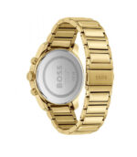 BOSS Trace Guld Stål svart urtavla 44mm Herrklocka 1514006