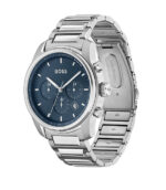 BOSS Trace Silver Stål Blå Urtavla 44mm Herrklocka 1514007
