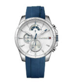 Tommy Hilfiger Decker Blå Sillikon 44mm Herrklocka 1791349