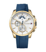 Tommy Hilfiger Decker Blå Sillikon 44mm Herrklocka 1791353