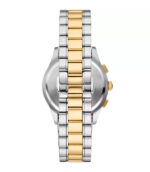Emporio Armani Paolo Silver/Guld Stål Blå Urtavla 42mm Herrklocka AR11579