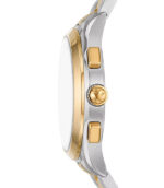 Emporio Armani Paolo Silver/Guld Stål Blå Urtavla 42mm Herrklocka AR11579