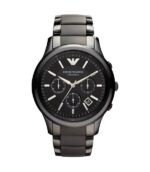 Emporio Armani Ceramica Svart Keramik svart urtavla 43mm Herrklocka AR1452