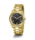 Guess Connoisseur Guld Stål Svart Urtavla 42mm Herrklocka GW0265G3